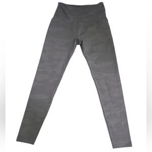 Beyond Yoga Barre 3 leggings, yoga pants x, gray camo, women's XS